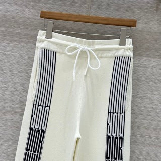 CD 25 Knitted Suit White Cotton