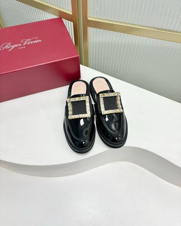 Mules Viv Pelle Verniciata Vacchetta 188932