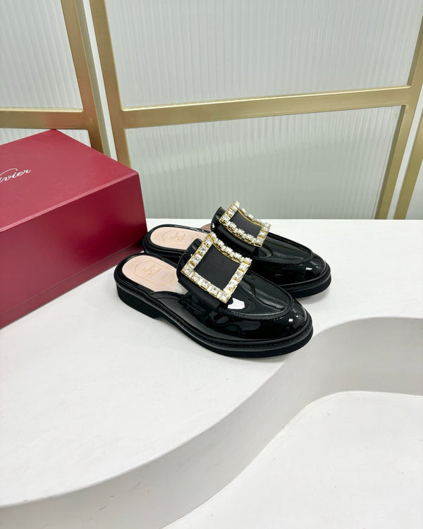 Mules Viv Pelle Verniciata Vacchetta 188932