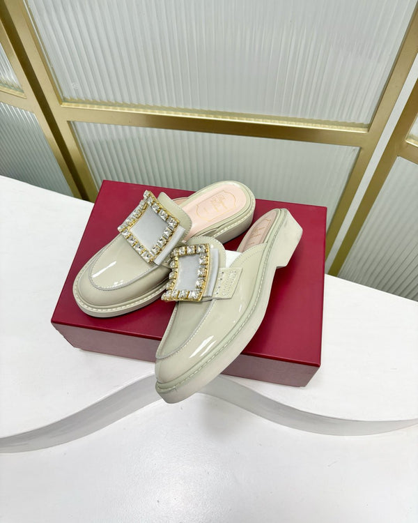 Mules Viv Pelle Verniciata Vacchetta 188932