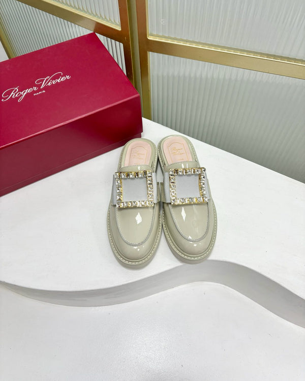 Mules Viv Pelle Verniciata Vacchetta 188932