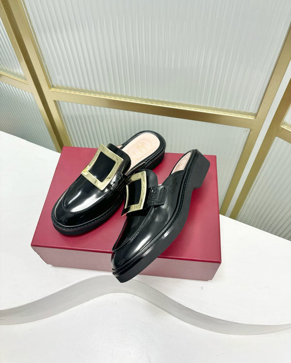 Mules Viv Pelle Verniciata Vacchetta 188932