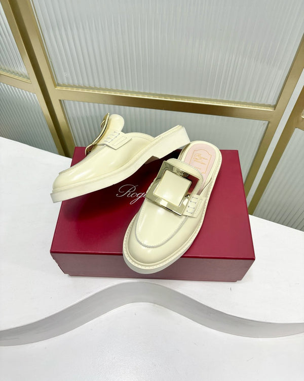 Mules Viv Pelle Verniciata Vacchetta 188932