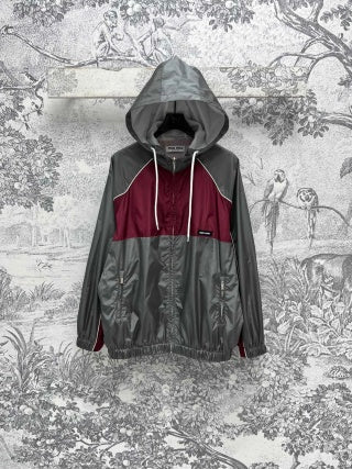 Miu Miu 25 Nylon Color Matching Jacket Polyester