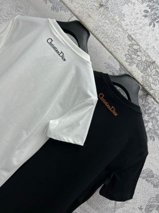 CD 25 Yellow Butterfly Short-sleeved T-shirt cotton