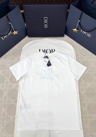 CD 25 Slogan Letter Short Sleeves T-shirt Cotton