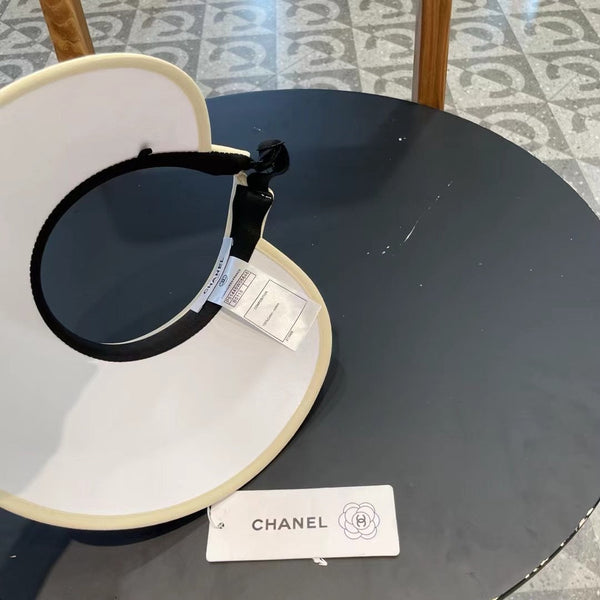 Chapeau de soleil décontracté Chanel en coton