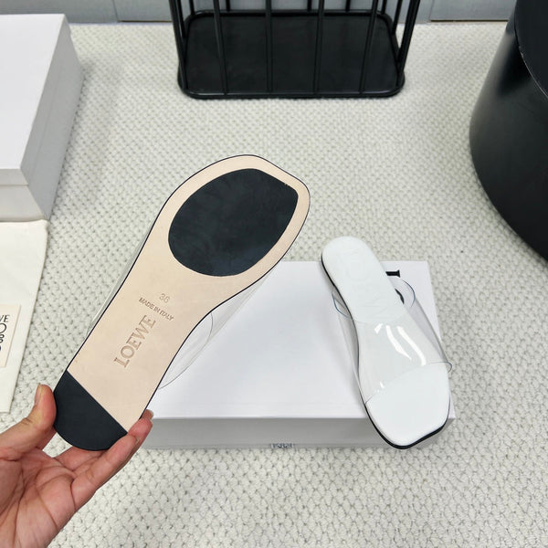 Loewe 25 Transparent Slide PVC Sheepskin 211983