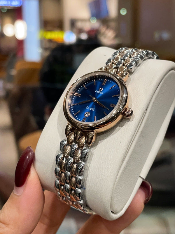 Omega De Ville 27mm Blue Dial