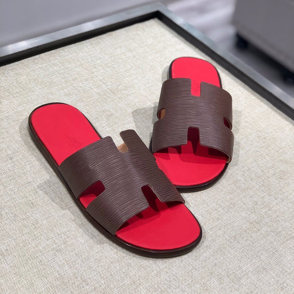 HM Men's Izmir Slide in pelle bovina 567134