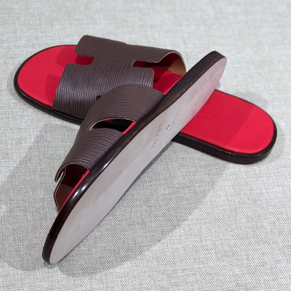 HM Men's Izmir Slide in pelle bovina 567134