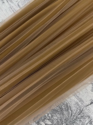 CD 25 Gonna in garza plissettata cotone poliestere