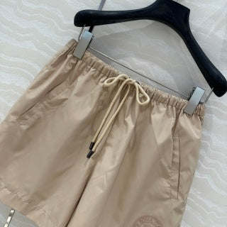 Fendi Hooded Jacket Set Beige Silk Fabric