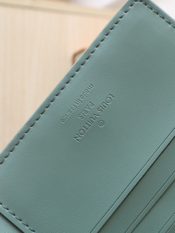 LV Multiple Wallet Monogram Grained Taurillon Cowhide