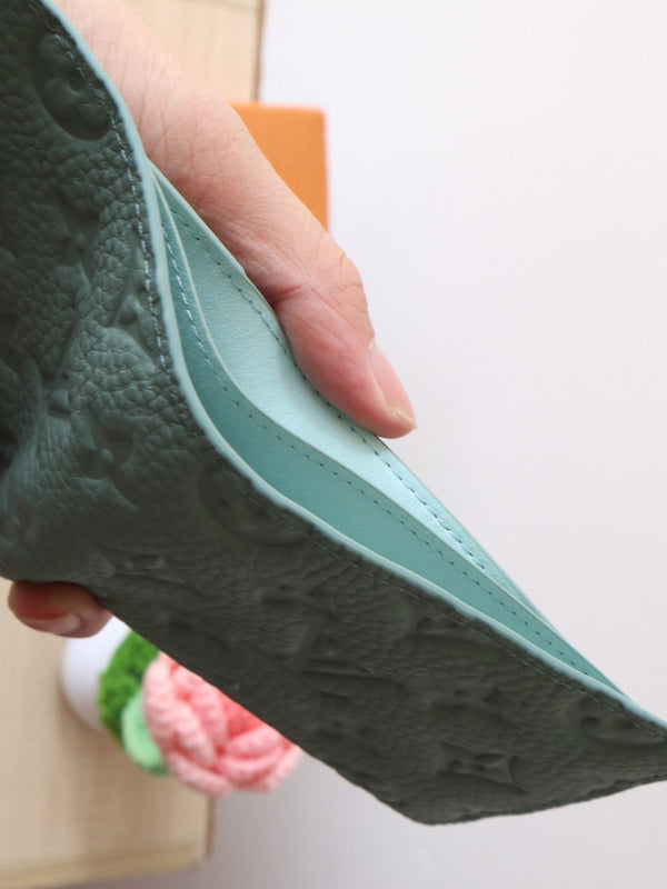 LV Multiple Wallet Monogram Grained Taurillon Cowhide