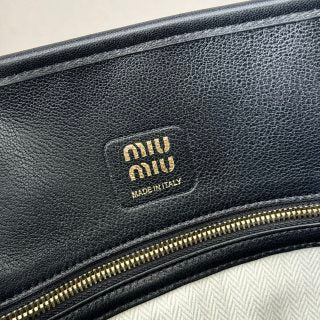 MiuMiu popular vintage tote bag 44cm sheepskin