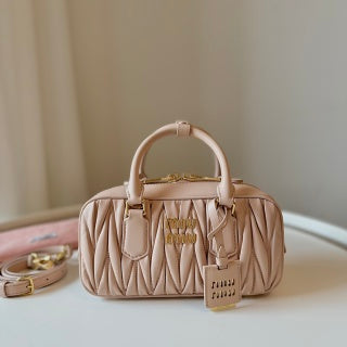 MiuMiu Arcadie matelassé nappa bag leather