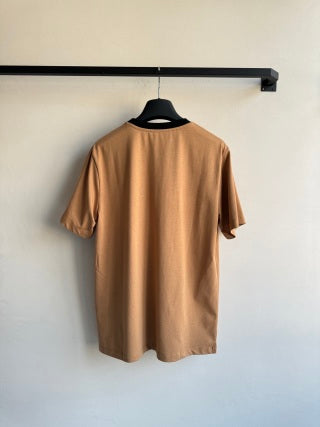 Fendi Embroidered Top Brown White Cotton