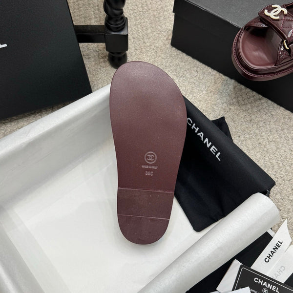 CC 25S Dad Sandal Mule Calfskin Mop Logo