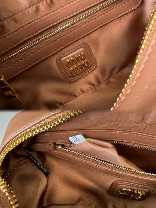 MiuMiu Arcadie matelassé nappa bag leather