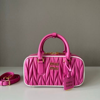 MiuMiu Arcadie matelassé nappa bag leather