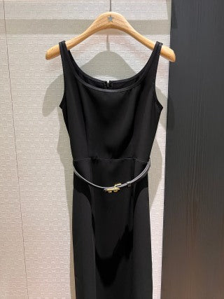 CD Vest Long Dress Acetate