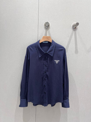 Completo camicia e pantaloncini con coulisse Prada 25 in cotone e lino