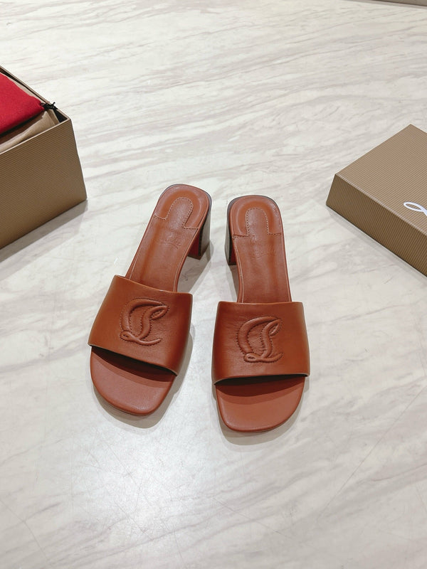 CL 25 Slipper 8.5cm Gloss Calf Patent Leather 314945