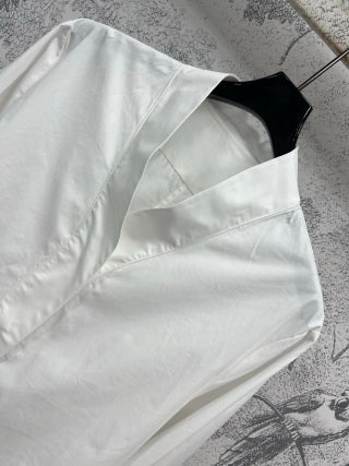 CD 25 Kimono Collar Long-sleeved Shirt Cotton