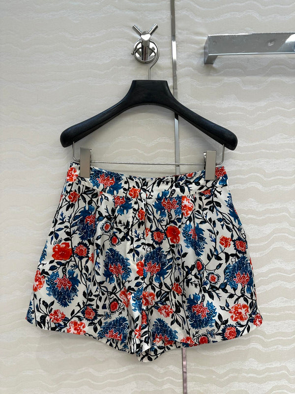 LV 25S Monogram Print Suit Flower Set Multicolor Cotton