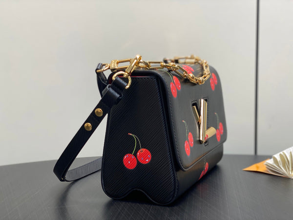 LV Twist 19cm Cherry Bag Epi Leather 338136