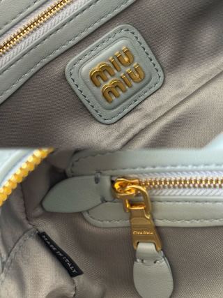 MiuMiu Arcadie matelassé nappa bag leather