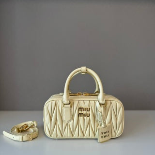 MiuMiu Arcadie matelassé nappa bag leather