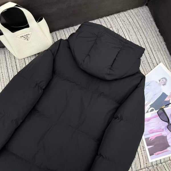 Prada 2025 Long Jacket Re-Nylon Down 322412