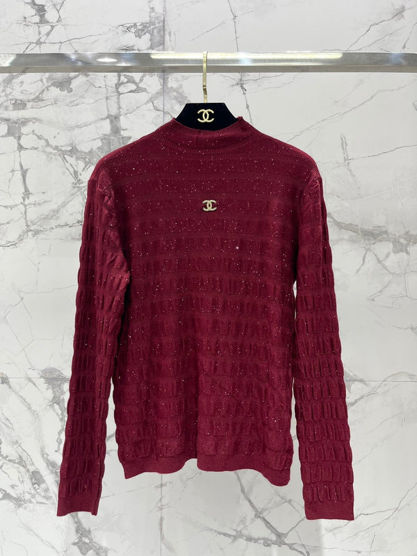 Pull col roulé en laine Chanel 2025