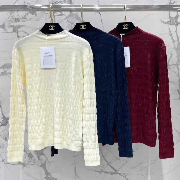 Pull col roulé en laine Chanel 2025