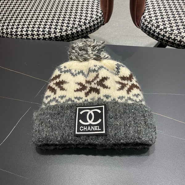 CC 26FW Knit Beanie Earflap Hat Wool 551970