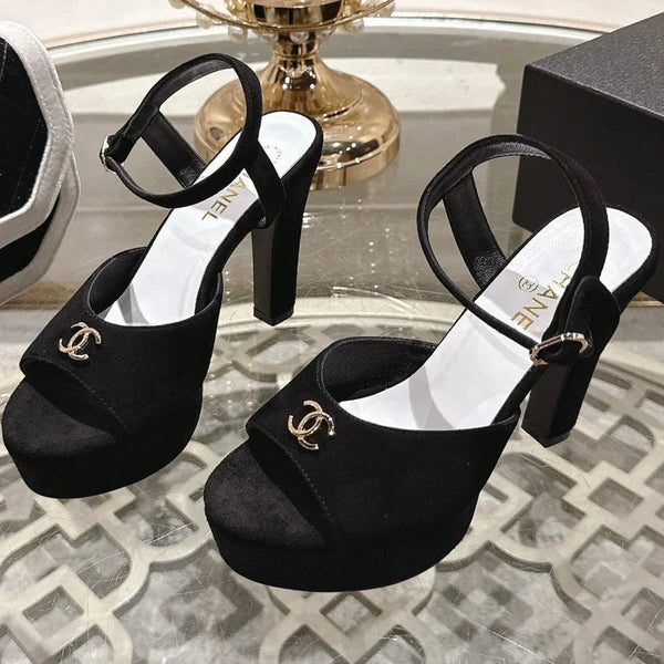 CC 2026 Platform Sandals Lambskin 834303