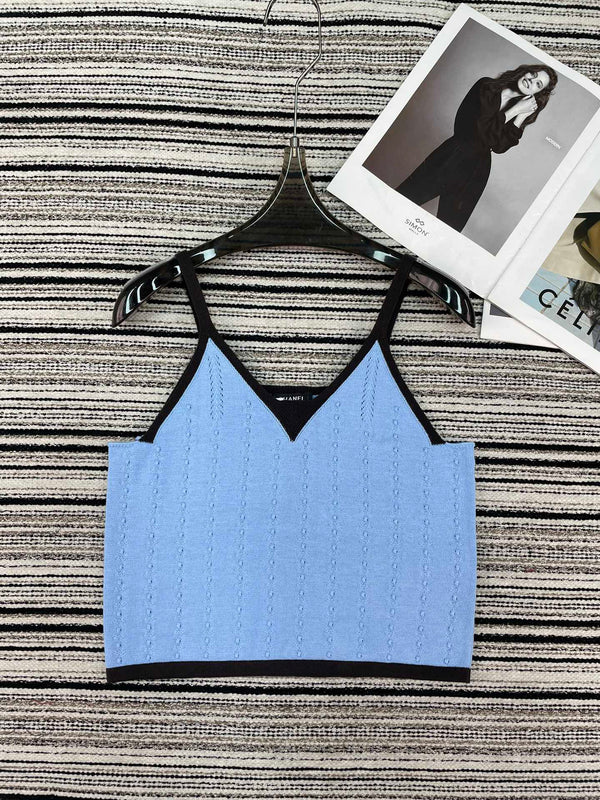 Chanel 2026 V-neckline Camisole Cotton