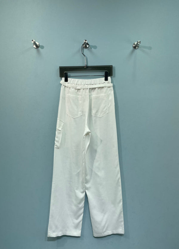 Pantalon large Chanel en polyester