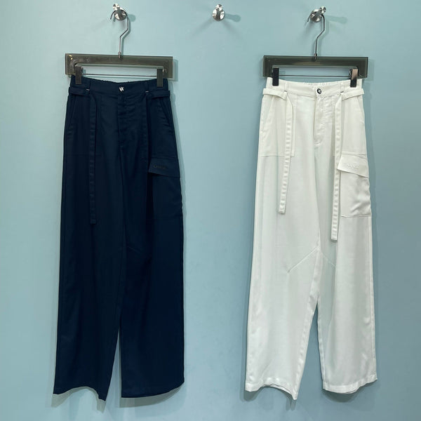 Pantalon large Chanel en polyester