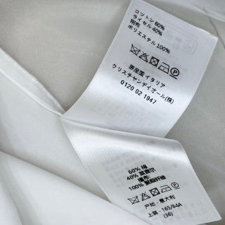 CD 26 Short-Sleeve Shirt with Mesh Panels White in Cotton