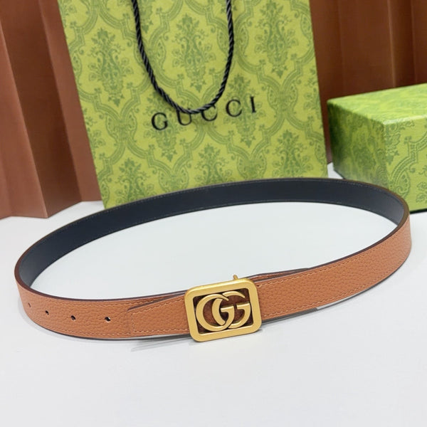 GG Marmont Reversible 2.5cm Belt Leather 213010