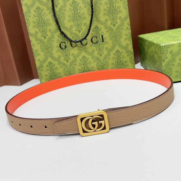 GG Marmont Reversible 2.5cm Belt Leather 213010