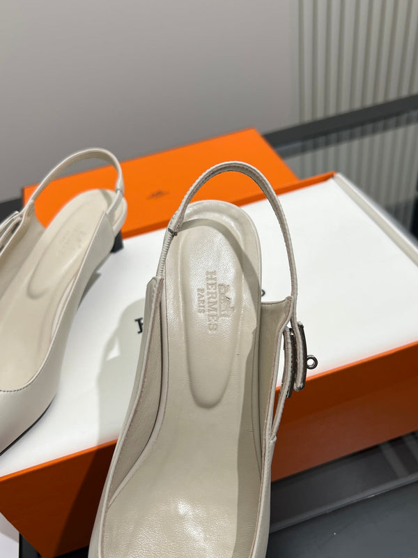 HM 26s Nicoletta Slingbacks Pum 4cm Leather 149127