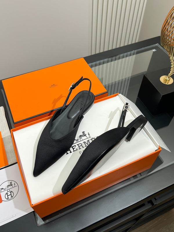 HM 26S Nicoletta Slingback Flats Leather 149117