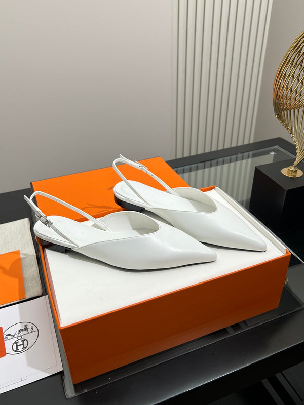 HM 26S Nicoletta Slingback Flats Leather 149117