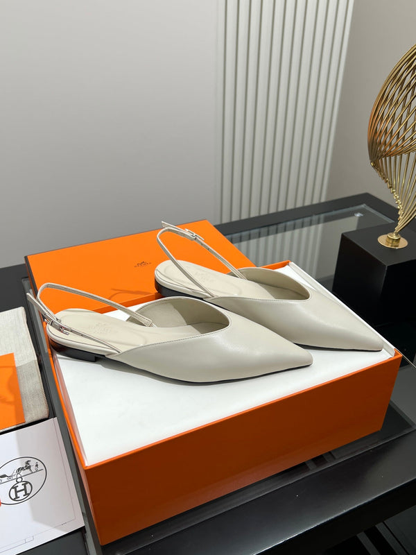 HM 26S Nicoletta Slingback Flats Leather 149117