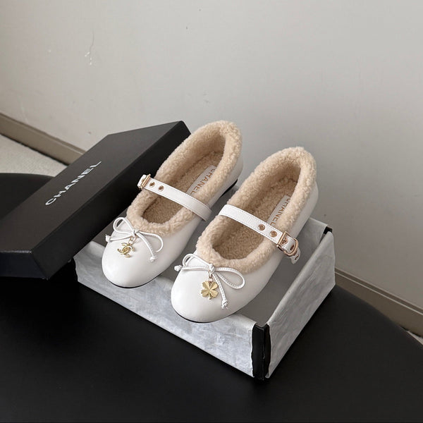 CC 2026 Bow Mary Janes Leather 128295