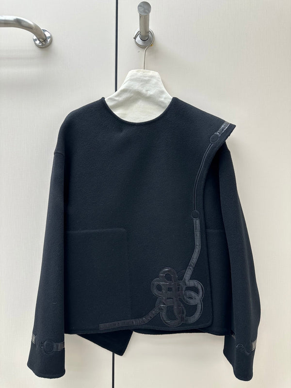 HM 26S Cashmere Embroidered Jacket Wool Cashmere 435171